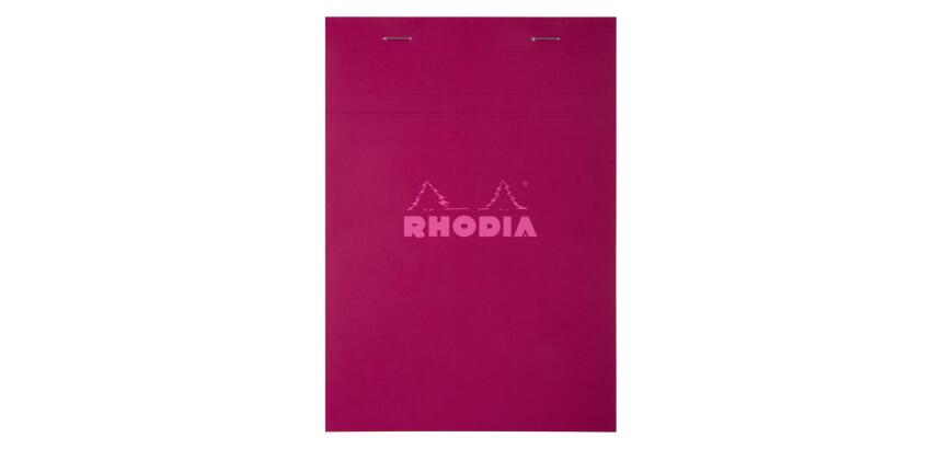 Rhodia bloc agrafé COULEURS N°12 5/5 80 feuillets microperforés, couvertures assorties - Assortis