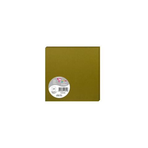 Paquet de 25 cartes simples Pollen 135x135mm 210g/m²