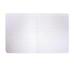 Cahier piqué 16,5x21cm 96 pages ligné + marge - Assortis