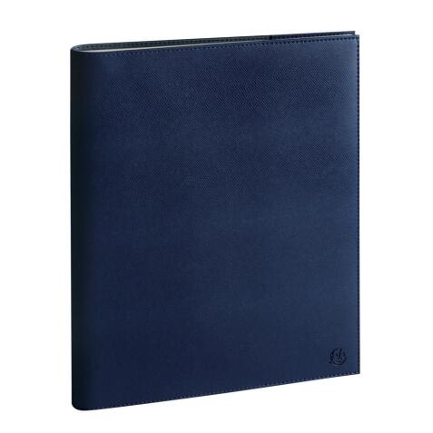 Agenda de bureau Eurotime 27S spiralé Rialto 21 x 27 cm Semainier Janvier à décembre 2026 - Bleu