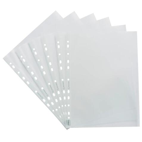 Exacompta Forever Recycled PP Punched Pockets A4 Pack of 25 - Translucent