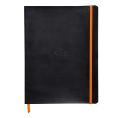 Rhodiarama carnet souple 160 pages dot papier ivoire 90 g fermeture élastique