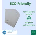 Separadores Separadores con pestañas impresas polipropileno 12/100º - Gris - Gris