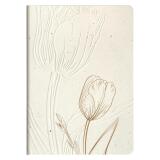 Tulip paper, Carnet cousu fil A5 14,8x1 cm, 64 pages, dots