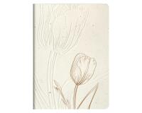 Tulip paper, Carnet cousu fil A5 14,8x1 cm, 64 pages, dots