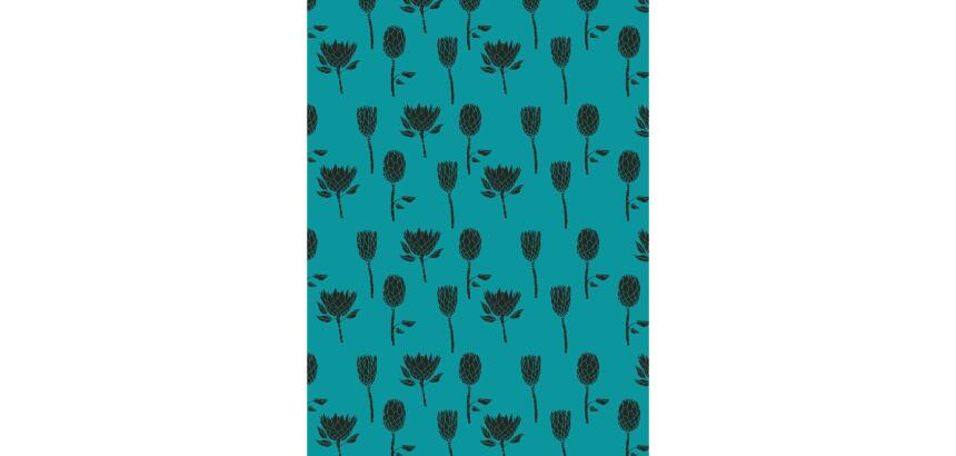 758 - Pochette 20 feuilles Décopatch - Bleu