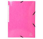 Chemise à élastiques 3 rabats Maxi capacity carte lustrée pelliculée 425gm2 Iderama A4