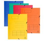 Chemise à élastique Imprimée 3 rabats carte lustrée 355gm2 - A4 - Couleurs assorties