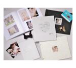 Album photos à vis rechargeable 40 pages noires Ceremony - 37x29 cm - Noir