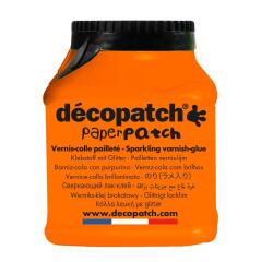 Vernis colle pailletée 150ml multilangues - Orange