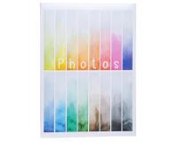 Exacompta, Einsteckalbum für 300 Fotos, 22,5x32,5cm, Rainbow - Weiß