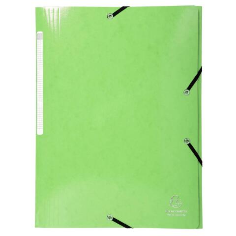 Carpetas con gomas y 3 solapas, maxi capacity Iderama® 425 g/m2 - Verde anís