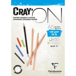 Cray'ON bloc collé 50F A5 120g