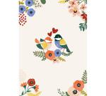 SET DE CORRESPONDANCE THÉMATIQUE, 8 enveloppes Pollen C6 (114x162mm) 120g + 8 cartes pliées 110x155m 185g, Amour