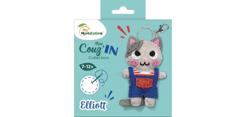Mini Couz'In, Elliott le renard - Gris