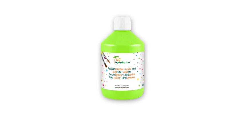 ACRYLIQUE MATE 500 ML VERT CLAIR - Vert clair
