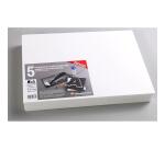 Carton Mousse lot 5 feuilles A3 10mm - Blanc