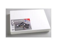 Carton Mousse lot 5 feuilles A3 10mm - Blanc