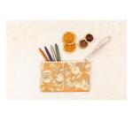 Jardin des Sens, Trousse en coton 22x16 cm motif oranges
