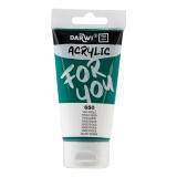Darwi For You tube de peinture acrylique 75 ml - Vert phtalo