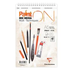 PaintON bloc spiralé 20F A5+ 250g