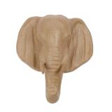Tête éléphant à suspendre 23cm - Kraft