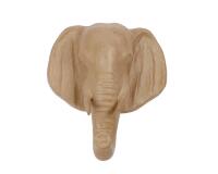 Tête éléphant à suspendre 23cm - Kraft