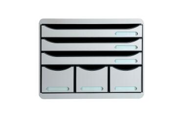 Cassettiera Store-Box 6 cassetti Office - Grigio chiaro