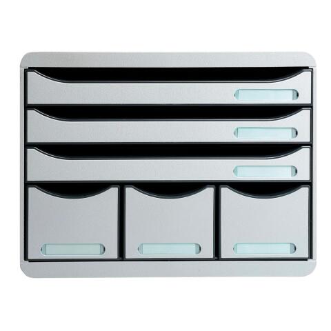 STORE-BOX MAXI 6 cajónes gris claro
