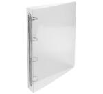 Classeur 4 anneaux plastifié Exacompta Crystal A4 maxi - Dos 3 cm couleurs assorties