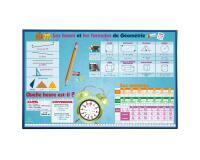 Sous-main rigide PVC Maths - 37,5x57,5 cm - Visuel