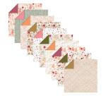 ORIGAMI, Pochette de 60 feuilles 70g/m2 3 formats - Fleurs séchées - Multicolore
