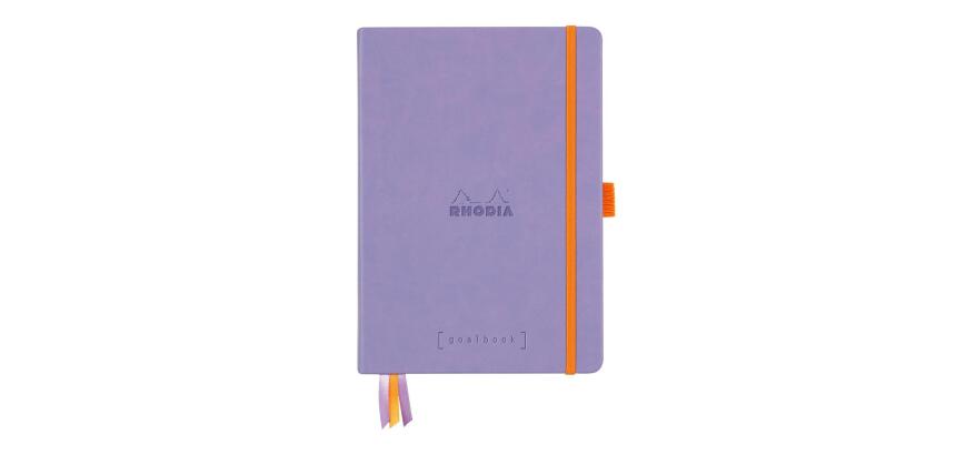 Rhodia Goalbook Hardcover Notebook - Dot - 120 Sheets - 90gsm - Iris