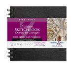 Zeta Series carnet spiralé 25F 17,8x17,8cm 270g - Blanc