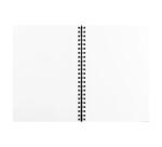 Goldline carnet spiralé 50F A4 140g portrait - Blanc