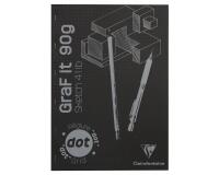 GraF'it dot bloc agrafé 80F A3 90g - Noir