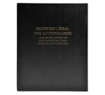 Registre des actionnaires 100 feuillets - Noir