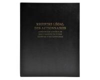 Registre des actionnaires 100 feuillets - Noir