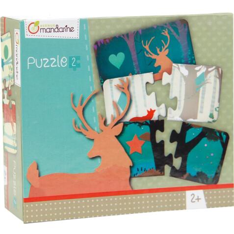 * Puzzles 2 pièces, Les formes