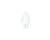 * Silhouette femme - Blanc