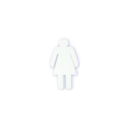 * Silhouette femme - Blanc