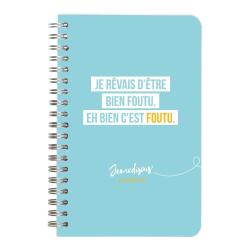 Jemedisais, Carnet reliure intégrale 11x17cm 100 pages, ligné, assortis. - Multicolore