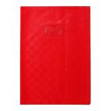 Protège-cahiers grain madras avec rabats marque-pages PVC 22/100ème A4