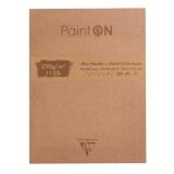 Paint'ON assorti bloc collé bords frangés 22,9x30,5cm 50F 250g - Assortiment