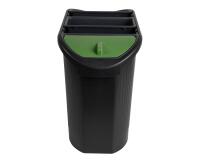 TOP LINE ECO WASTE PAPER BIN black/anthr - Black/ Grey
