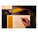 Trousse stylo en cuir, petit modèle - Ambre