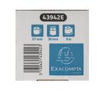 Rotoli carta per carta di credito 57x30mm - 9m - Carta termica conttato alimentare 52gr - Safe Contact senza fenolo - Grigio chiaro|