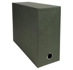 Transfer Box Economical 120mm Spine - Dark green