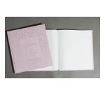 Livre d'or 140 pages tranche argent AutentiK - Rose candy