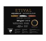 Etival Noir album spiralé 12F 36x48cm 300g double grain